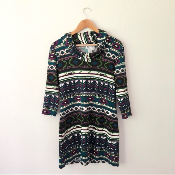 Papillon Blanc Dresses & Skirts - Papillon Colorful Cowl Dress